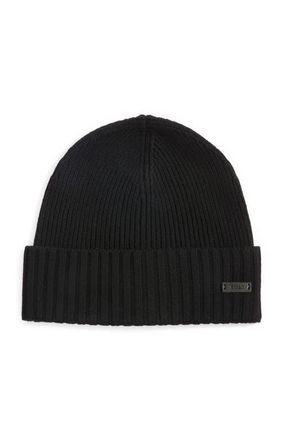 BOSS Fati Wool Beanie in Blk at Nordstrom