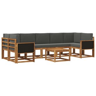 vidaXL Conjunto De Sof&aacute;s De Exterior Con Coj&iacute;n 6 Pcs Vidaxl