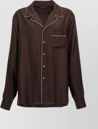 Dolce & Gabbana shirt logo embroidery chest pocket