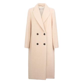 PESERICO Dames, Mantels, Beige, Maat: L Wol