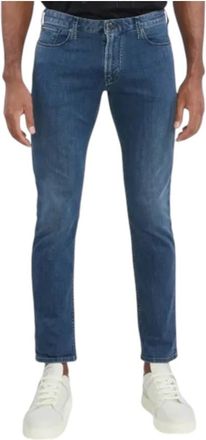 Armani J06 Slim-fit Jeans - Heren - Slim Fit Jeans - Blauw - W32 - Katoen - Jeans