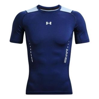 Under Armour HeatGear Vent Comp Tee Blue 1370657-415