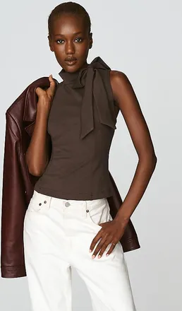 Maeve Tie Neck Tank Top