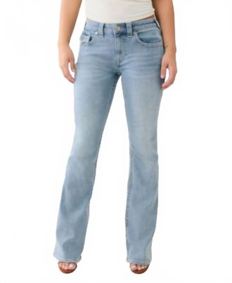 True Religion Becca Bootcut Jeans In Aqua Marine