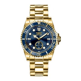 Invicta Accessoires, Heren, Geel, ONE Size, Pro Diver Bold Sport Ronde Horloge