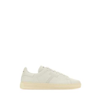 Tom Ford Sneakers, male, White, Size: 8 1/2 US Warwick Lace-Up Sneakers