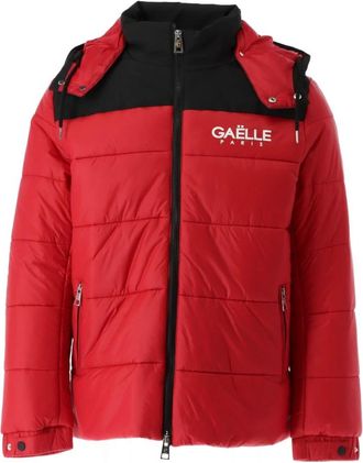 Ga&euml;lle Paris Rode Hoodie Herenjas Herfst/Winter Stijl - Heren - Winterjassen - Rood - M - Polyester - Jassen