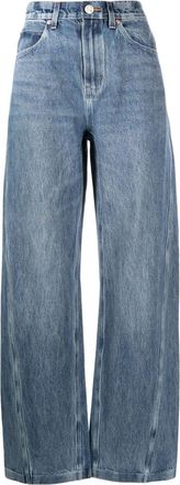 Alexander Wang wide-leg jeans - women - Cotton - 27 - Blue