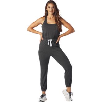 Glyder Womens Leisure Jumpsuit Gray S