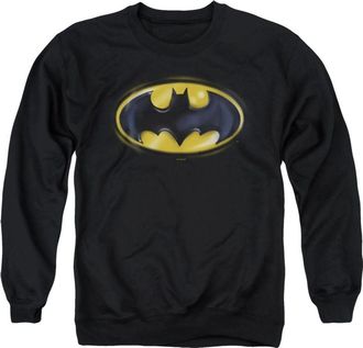 Gildan Batman Airbrush Logo Adult Crewneck Sweatshirt