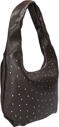 N&uacute;noo Tassen, Dames, Bruin, ONE Size, Small Gabi Rivet Mountain