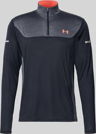 Under Armour Funktionsshirt mit Stehkragen Modell Tech Utility 1/4 Zip in Black, Gr&ouml;&szlig;e XXXL