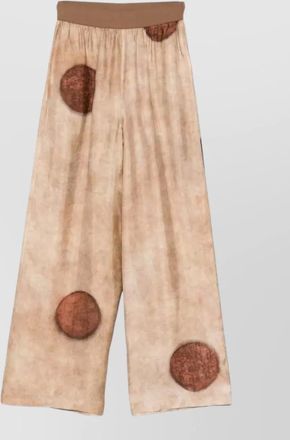 Uma Wang polka dot relaxed fit wide leg trousers