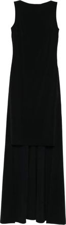 Balenciaga Jurk met geplooid detail - Zwart