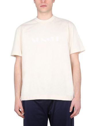 Sunnei Logo T-Shirt - Beige