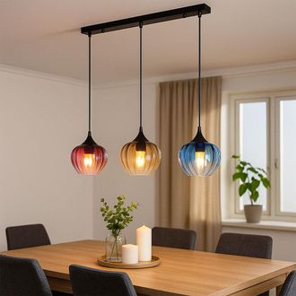 Globo Lighting Lampada A Sospensione - Sander - Multicolore - Vetro