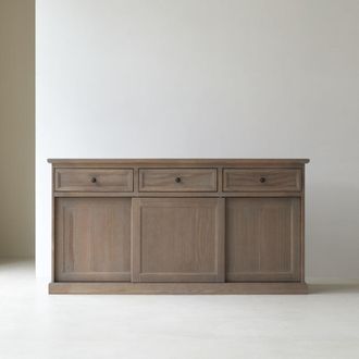 Tikamoon Aparador de pino macizo de 170 cm