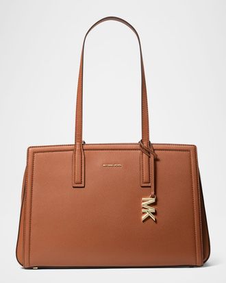 Michael Kors Laila Medium Leather Tote Bag