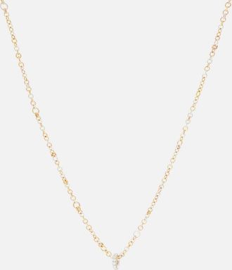 Spinelli Kilcollin Gravity 18kt yellow, rose, and sterling silver necklace and 18kt white gold ring set