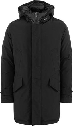 Woolrich Heren Polar Hoge Kraag Parka Zwart - Heren - Parka Jassen - Zwart - M - Jassen