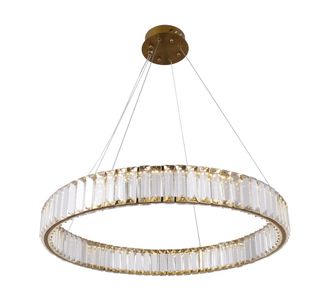OEM Anello Lampadario A Led In Ottone Bohemia Brass 60 Al - 60 Cm, Ottone Dorato