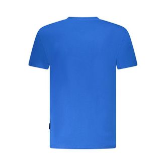 Napapijri Cotton Crew Neck T-Shirt - Blue