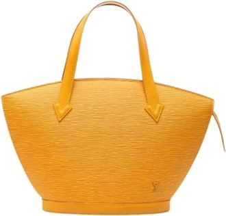 Louis Vuitton Pre-owned Handbags, female, Yellow, Size: ONE SIZE Pre-owned Saint Jacques