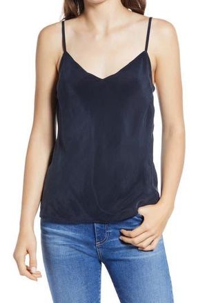 AG - Adriano Goldschmied Scarlet Matte Satin Camisole in True Black at Nordstrom Rack, Size X-Small