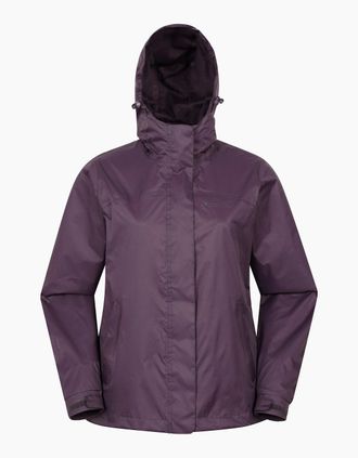 Mountain Warehouse Womens Mountain Warehouse Womens/Ladies Torrent Waterproof Jacket - Purple - Size: 10