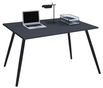 VCM Vcm - Mesa De Escritorio Mesa De Oficina Scandanivischer Retro Look Salia 110x50 Cm (antracita)