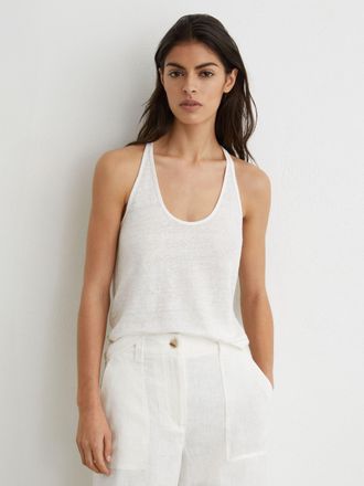 Reiss White Vest, XS