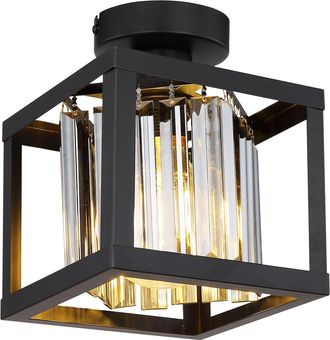 Globo Lighting Plaf&oacute;n - Mathilde - Negro - Metal - E27 - 15697d