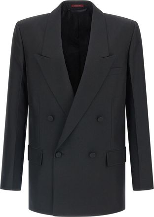 Gucci Double-Breasted Technical Panama Blazer