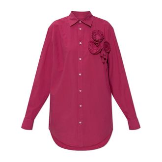 Dsquared2 Shirts, female, Pink, Size: 2XS Shirt with appliqu&eacute;