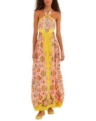 Farm Rio Farm Rio Beauty Scarf Maxi Dress