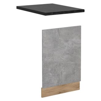 Vicco Frontal Para Lavavajillas R-line, Hormig&oacute;n, 45 Cm, Et Antracita