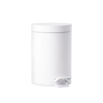 Zone Denmark Solo Pedaleimer 3 L, weiss matt