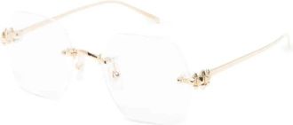 Cartier Glasses, female, Yellow, Size: 54 MM Ct0646O Eyeglasses