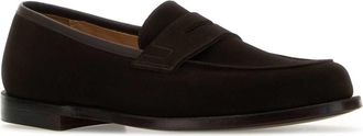 Crockett & Jones Mens Grantham 2 Loafer Brown Suede