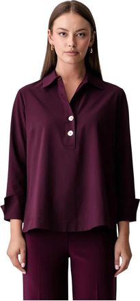 Joseph Ribkoff Shirt Blouse - Dames - Blouses - Paars - L - Overhemden