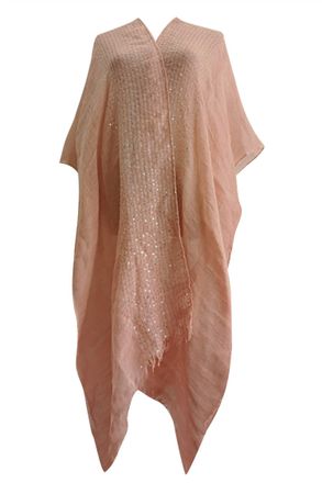Kensie Womens Plus Size Cover Up Kimono In Coral