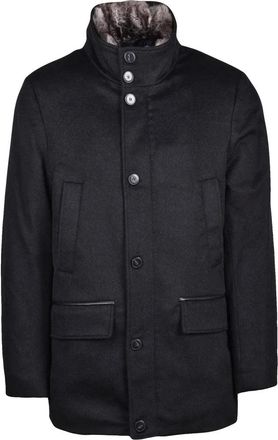 Paul & Shark Parka Cashmere Fur - Black