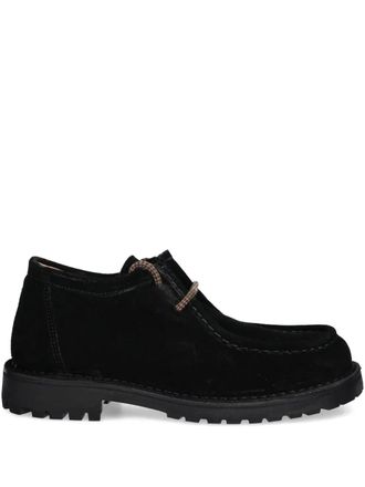 ASTORFLEX Derby Benflex in pelle scamosciata - Nero