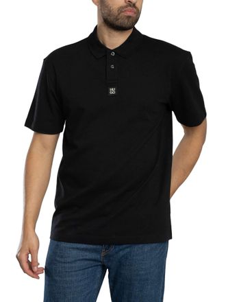 HUGO BOSS Deabono Poloshirt, Zwart