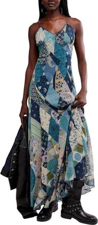 Free People Tis the Season Maxi Dress in Storm Combo at Nordstrom, Size 14