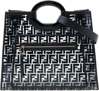 Fendi Pre-owned Tote Bags, female, Black, Size: ONE SIZE Pre-owned Satchel
