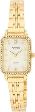 BCBGeneration Octotank Crystal Quartz Bracelet Watch, 23mm in Gold at Nordstrom Rack