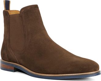 Dune London Mens MCKINLEY Formal Leather Chelsea Boots Size UK 7 Suede