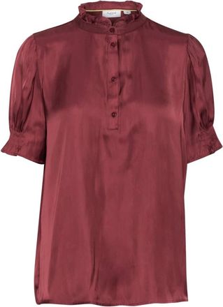 Saint Tropez Mujer, Blusas y Camisas, Marrón, Talla: S