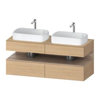 Duravit Qatego Consola Mueble Bajo Lavabo, 2 Extensiones, 2 - Duravit